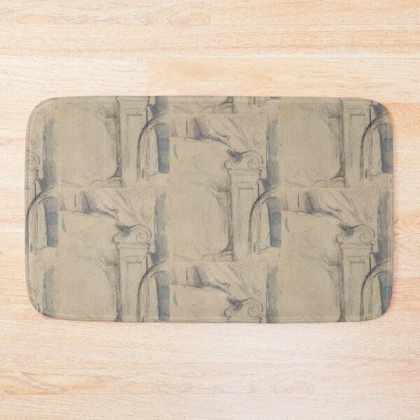 Item preview, Bedpost Verso by Paul Cézanne: Architectural Sketch Fine Art Poster designed and sold by artofuniverse.