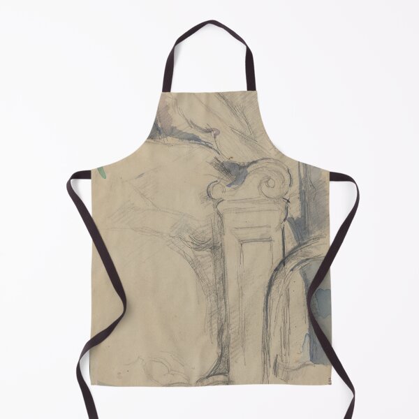 Item preview, Bedpost Verso by Paul Cézanne: Architectural Sketch Fine Art Poster designed and sold by artofuniverse.