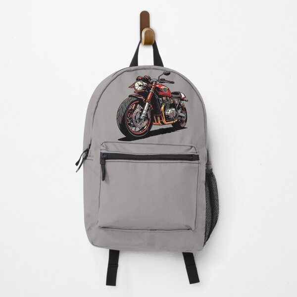 Item preview, Custom Cafe Racer Motorcycle Illustration designed and sold by myforestfog.