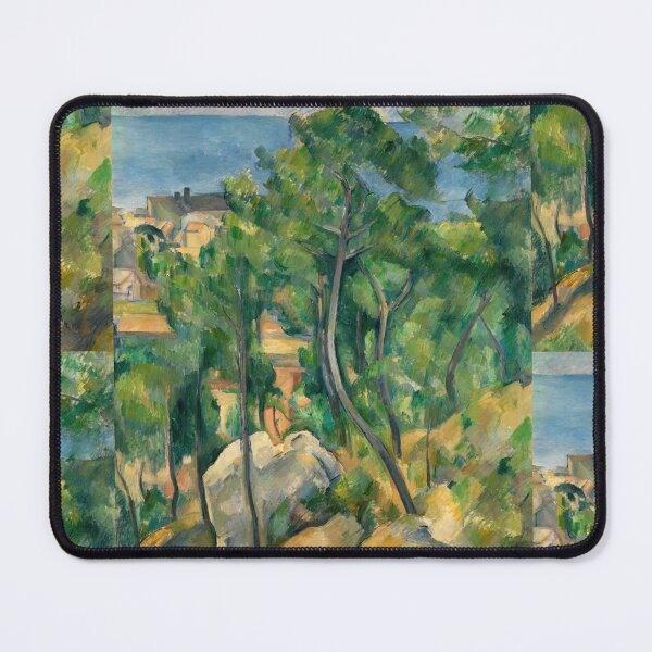 Item preview, Blick Auf Das Meer Bei Lestaque by Paul Cézanne: Post Impressionist Landscape designed and sold by artofuniverse.