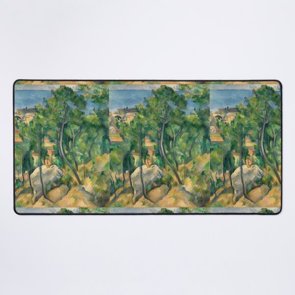 Item preview, Blick Auf Das Meer Bei Lestaque by Paul Cézanne: Post Impressionist Landscape designed and sold by artofuniverse.