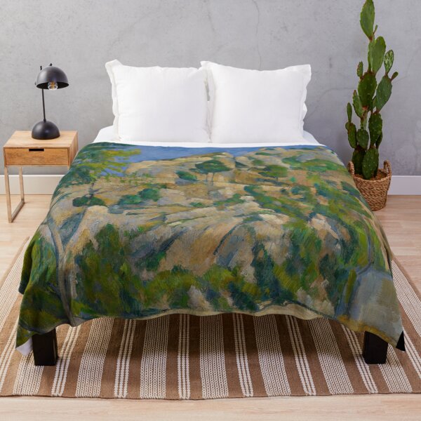 Item preview, Bottom of the Ravine by Paul Cézanne: Post Impressionist Landscape Poster designed and sold by artofuniverse.