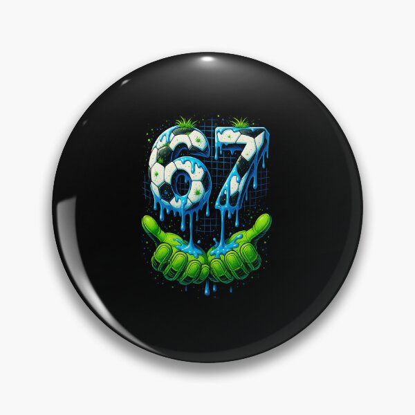 Item preview, 67 Soccer Drip Hands Funny Youth Meme Illustration designed and sold by miaa-artistshop.