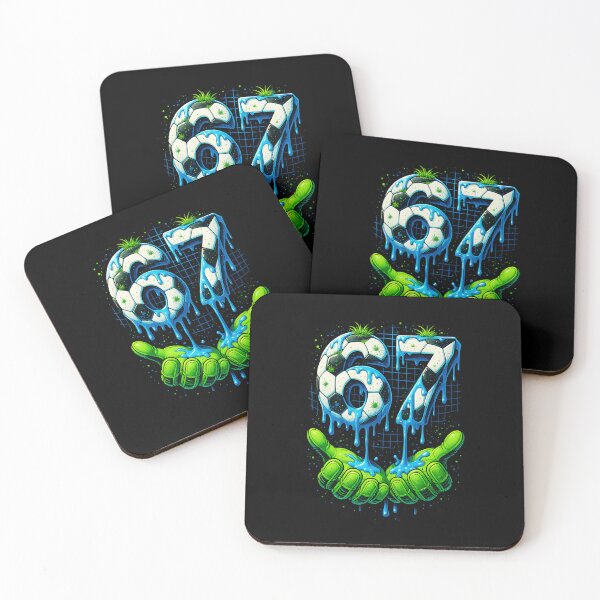 Item preview, 67 Soccer Drip Hands Funny Youth Meme Illustration designed and sold by miaa-artistshop.