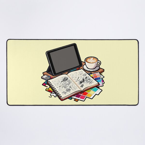 Item preview, Messy Designer Desk designed and sold by visualcornerlab.