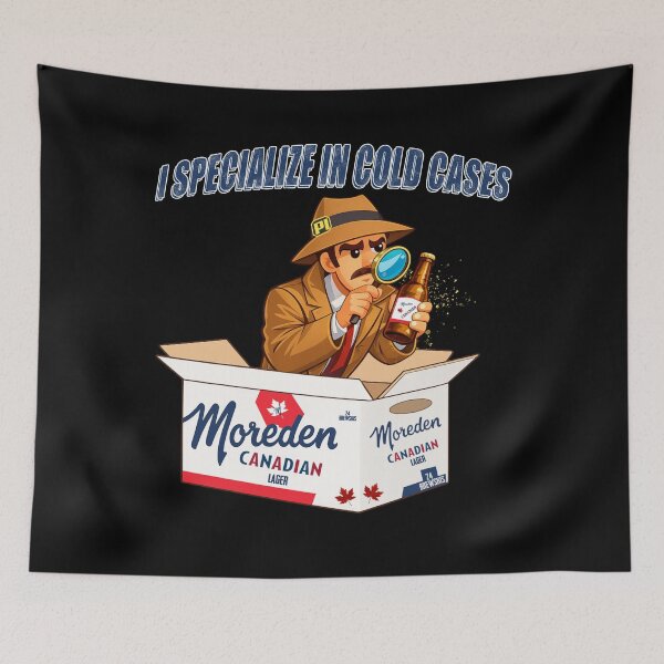 Item preview, I Specialize in Cold Cases – Retro Beer Detective Nostalgia Design designed and sold by SeriouslyArtistical.