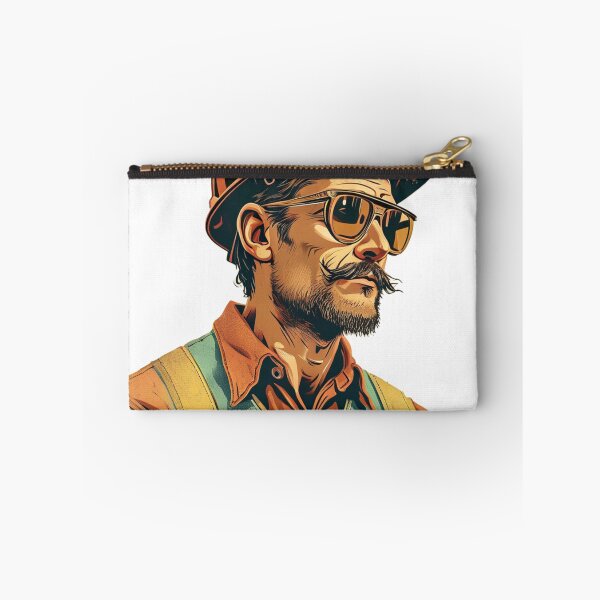 Item preview, Vintage Blue Collar Legend – Retro Construction Worker Art designed and sold by Cindralith.