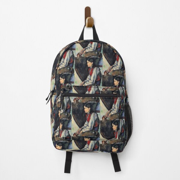 Item preview, Boy in a Red Vest by Paul Cézanne: Post Impressionist Portrait Poster designed and sold by artofuniverse.