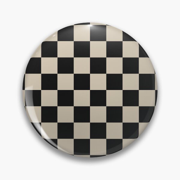 Item preview, Black And Sand Checkered Pattern designed and sold by pattern-archive.