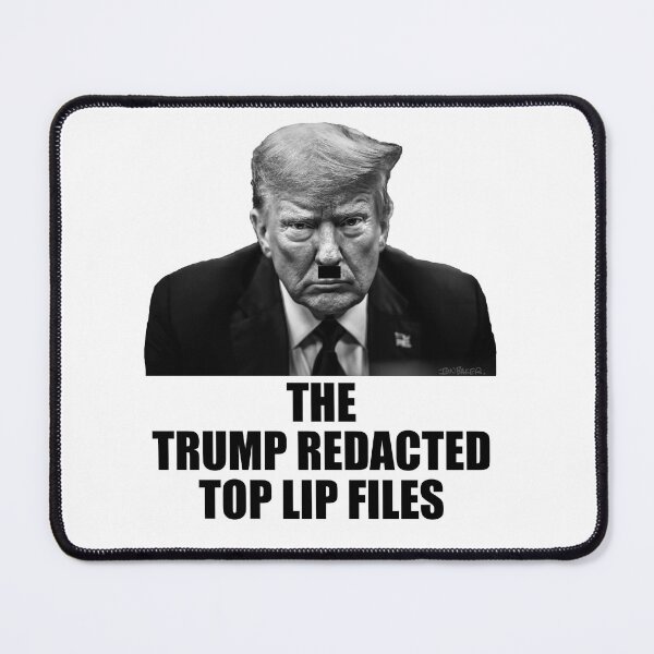 Item preview, The Trump Redacted Top Lip Files Satire designed and sold by IanBakerToons.