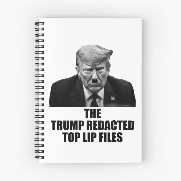 Item preview, The Trump Redacted Top Lip Files Satire designed and sold by IanBakerToons.