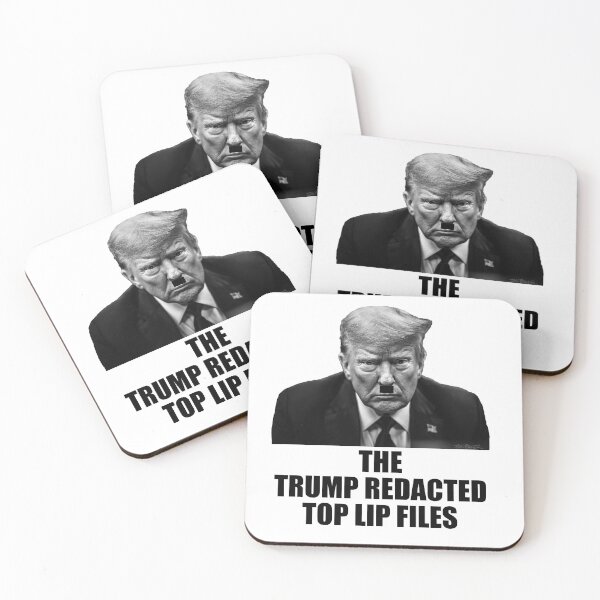 Item preview, The Trump Redacted Top Lip Files Satire designed and sold by IanBakerToons.
