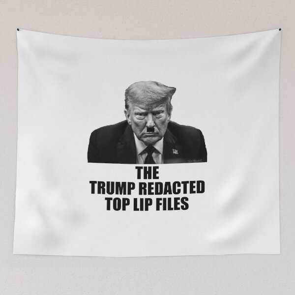 Item preview, The Trump Redacted Top Lip Files Satire designed and sold by IanBakerToons.