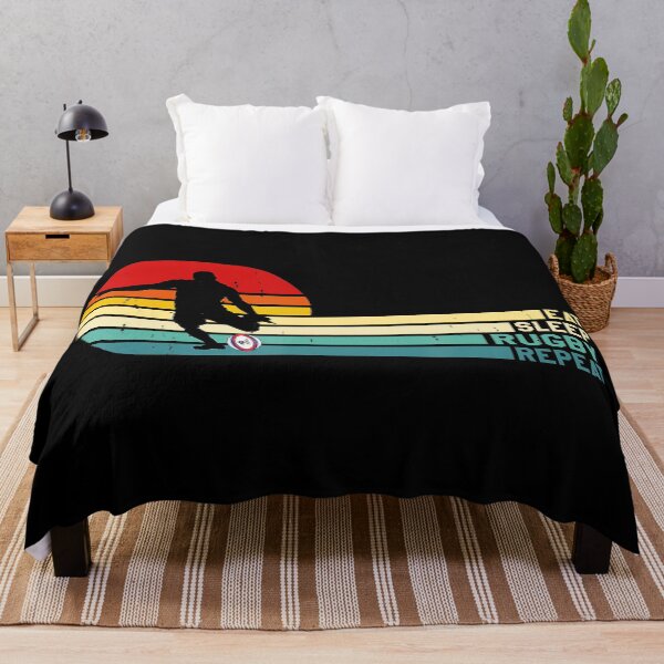 Item preview, Eat Sleep Rugby Repeat Vintage Sunset Rugby  designed and sold by GabrieSketcham.