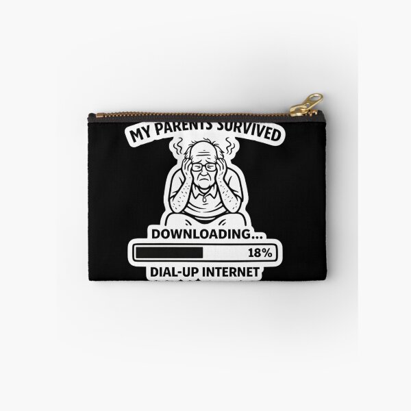 Item preview, My Parents Survived Dial Up Internet Funny Senior Download Meme designed and sold by VibeOffline Studio.
