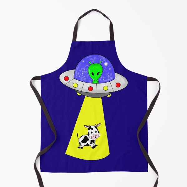 Item preview, Take me to your Farmer - UFO Alien Cow Abducted designed and sold by Studio Lisa Jayne.