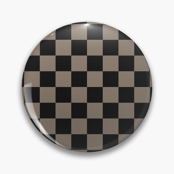 Item preview, Black And Taupe Checkered Pattern designed and sold by pattern-archive.