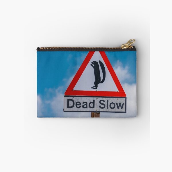 Item preview, Dead slow sign caution to squirrels designed and sold by Photopat.