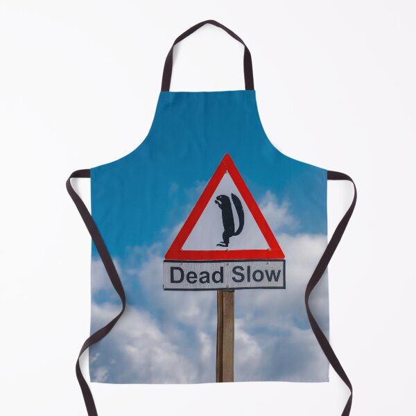 Item preview, Dead slow sign caution to squirrels designed and sold by Photopat.
