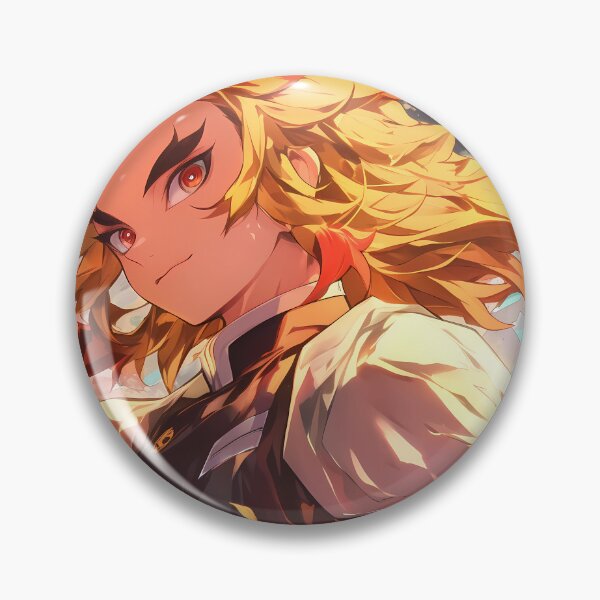 Item preview, Kyojuro Rengoku Demon Slayer Fiery Hashira Sunset Portrait designed and sold by Spraykart.