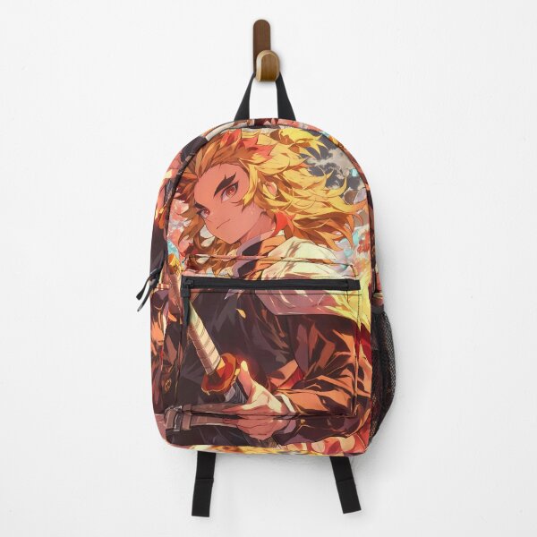 Item preview, Kyojuro Rengoku Demon Slayer Fiery Hashira Sunset Portrait designed and sold by Spraykart.