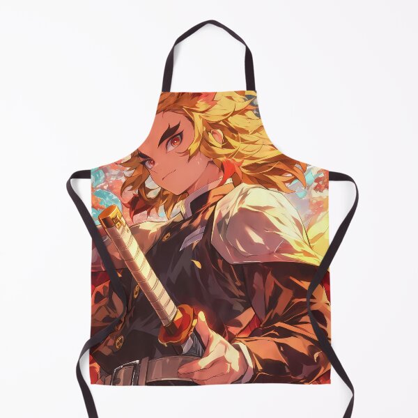 Item preview, Kyojuro Rengoku Demon Slayer Fiery Hashira Sunset Portrait designed and sold by Spraykart.