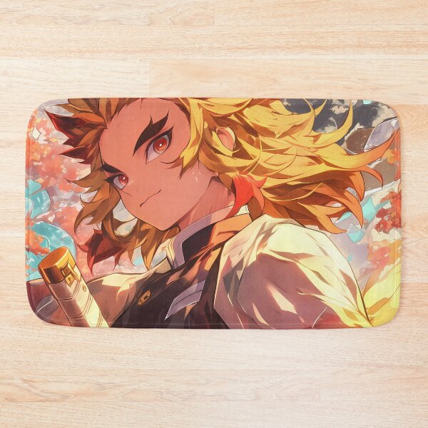 Item preview, Kyojuro Rengoku Demon Slayer Fiery Hashira Sunset Portrait designed and sold by Spraykart.