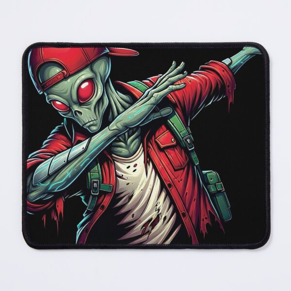 Item preview, Glitched Alien Dabbing - Neon Cyberpunk Streetwear Graphic designed and sold by AbeeRedB.