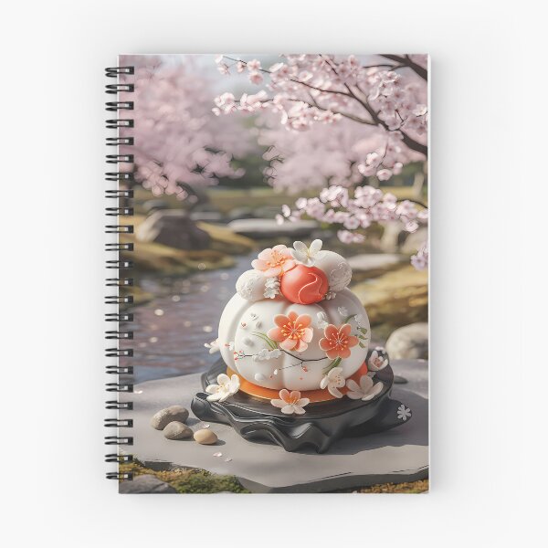 Item preview, Japanese Garden Cake with Cherry Blossoms designed and sold by Bensoncreatives.