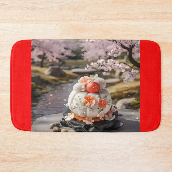 Item preview, Japanese Garden Cake with Cherry Blossoms designed and sold by Bensoncreatives.