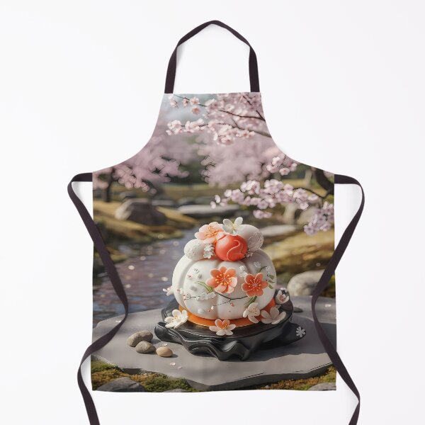 Item preview, Japanese Garden Cake with Cherry Blossoms designed and sold by Bensoncreatives.