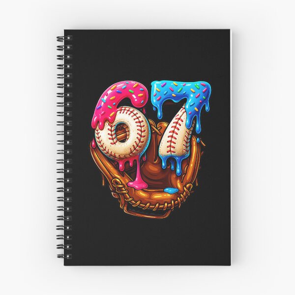 Item preview, 67 Baseball Candy Drip Glove Funny Sports Meme Illustration designed and sold by miaa-artistshop.