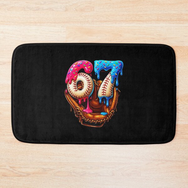 Item preview, 67 Baseball Candy Drip Glove Funny Sports Meme Illustration designed and sold by miaa-artistshop.