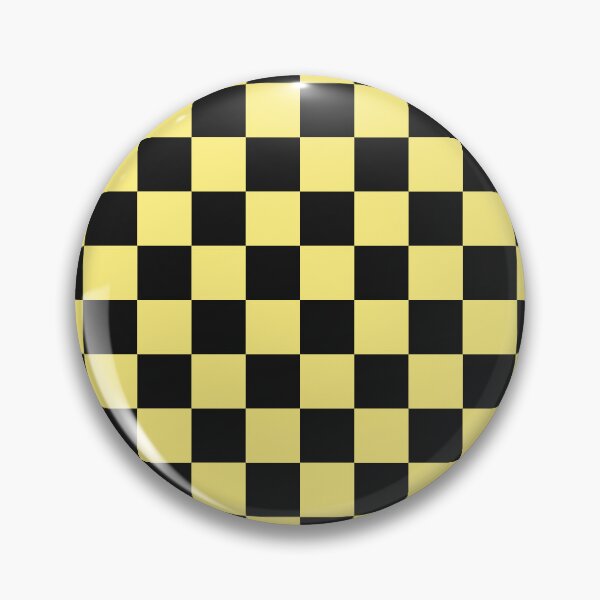 Item preview, Black And Yellow Checkered Pattern designed and sold by pattern-archive.