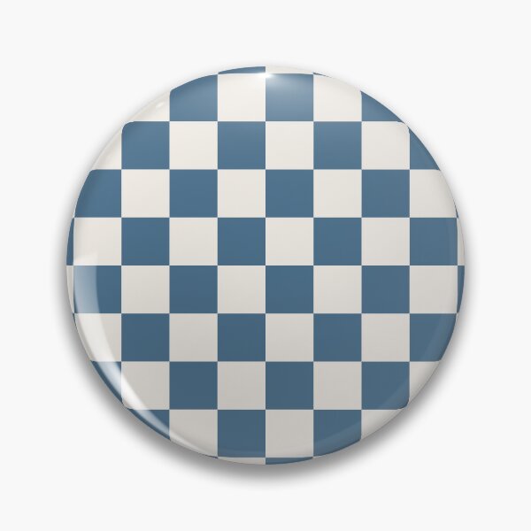 Item preview, Blue And Cream Checkered Pattern designed and sold by pattern-archive.