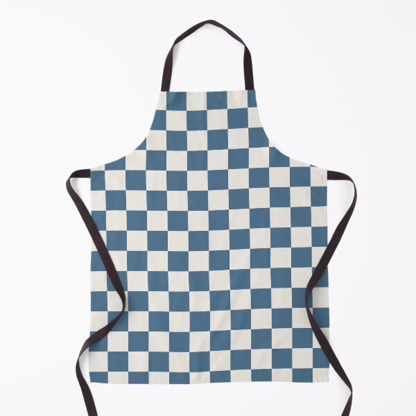 Item preview, Blue And Cream Checkered Pattern designed and sold by pattern-archive.