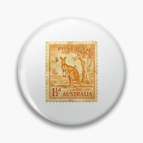Item preview, Australia Yellow Postage Stamp designed and sold by brkvdesign.