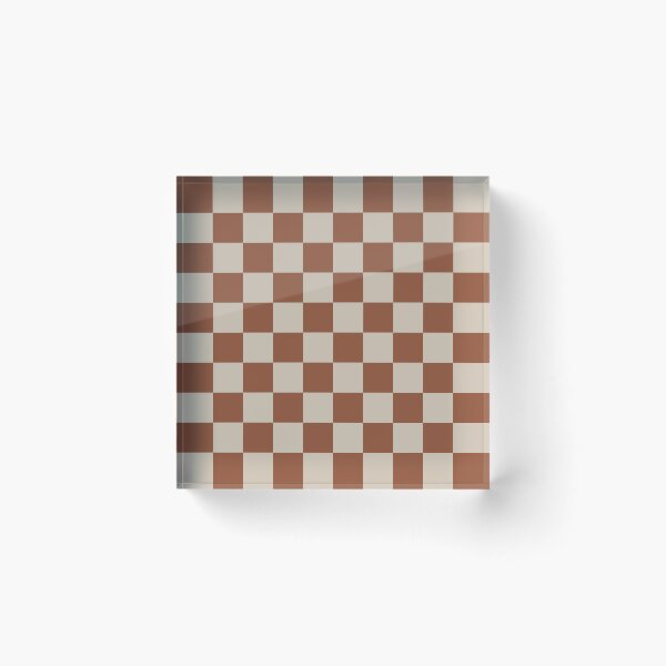 Item preview, Copper And Sand Checkered Pattern designed and sold by pattern-archive.