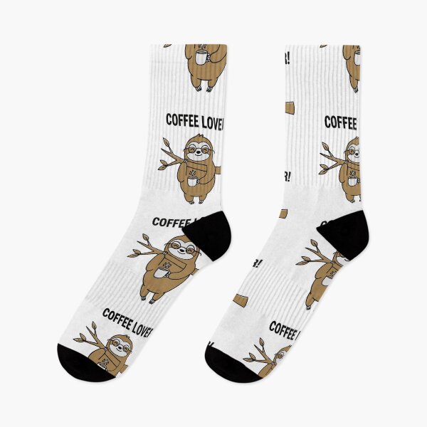 Item preview, Chill Coffee Lover Sloth Wearing Glasses designed and sold by dmejpl.