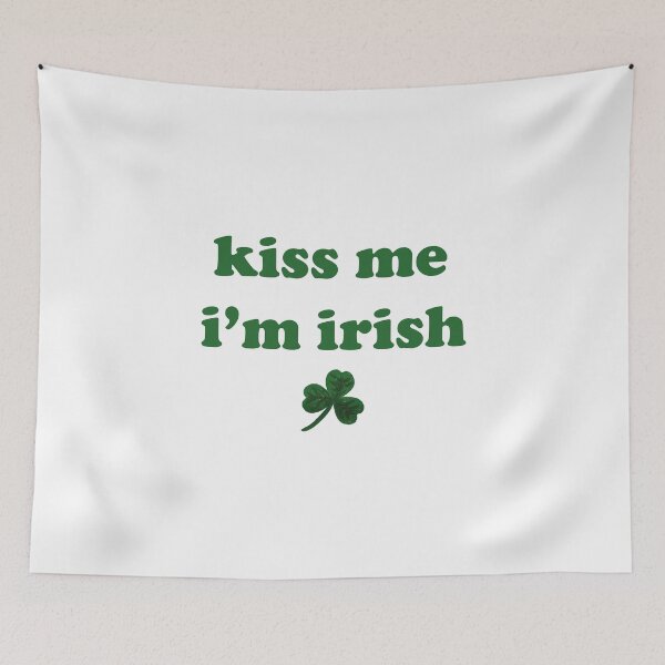 Aperçu de l'œuvre Embrasse-moi, je suis irlandais, la Saint-Patrick créée et vendue par M-Andrews.