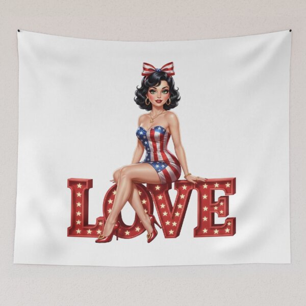 Item preview, "Retro Glamour: Charm and Audacity of Pin-Ups” designed and sold by CHRIST5000.