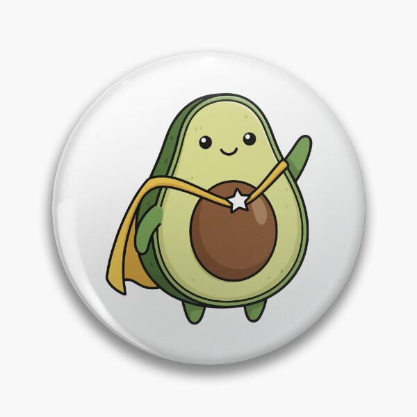 Item preview, Healthy Hero Avocado Superhero with Cape designed and sold by dmejpl.