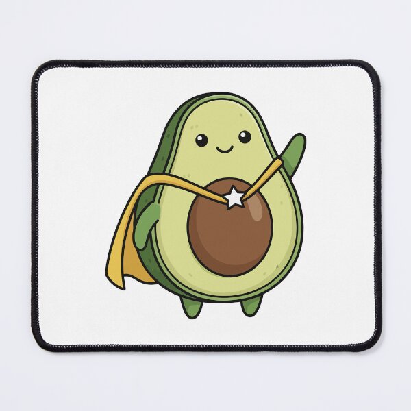 Item preview, Healthy Hero Avocado Superhero with Cape designed and sold by dmejpl.