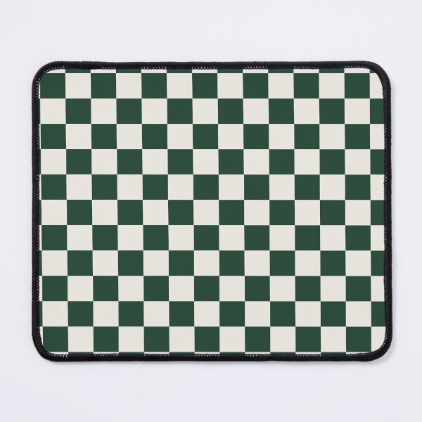 Item preview, Green And Cream Checkered Pattern designed and sold by pattern-archive.