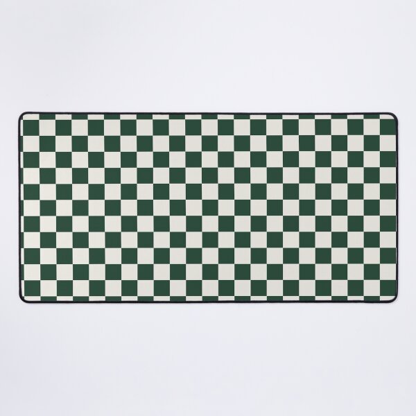 Item preview, Green And Cream Checkered Pattern designed and sold by pattern-archive.