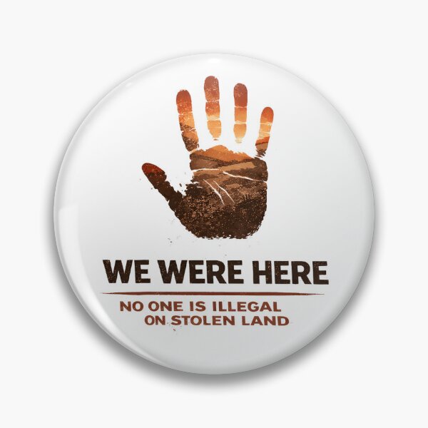 Item preview, No One Is Illegal On Stolen Land Native Land Acknowledgment designed and sold by roycehopkins.