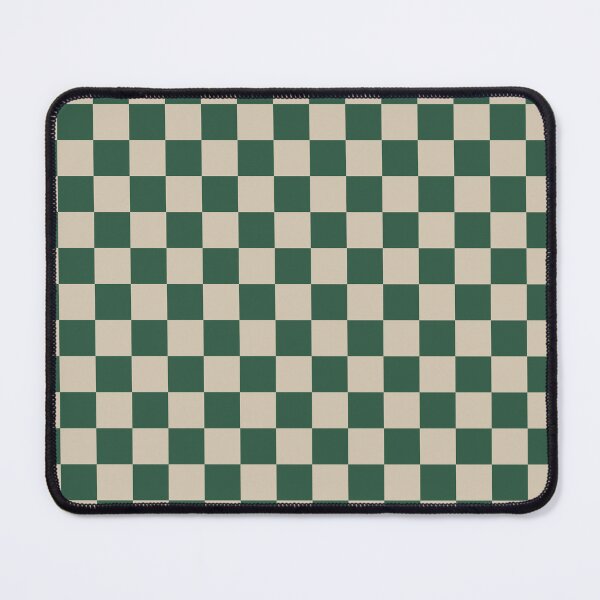 Item preview, Green And Sand Checkered Pattern designed and sold by pattern-archive.