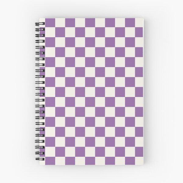 Item preview, Purple And Cream Checkered Pattern designed and sold by pattern-archive.