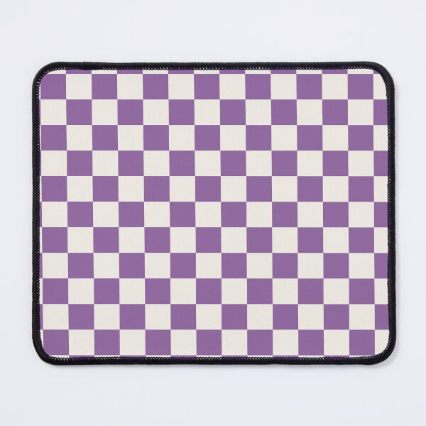 Item preview, Purple And Cream Checkered Pattern designed and sold by pattern-archive.