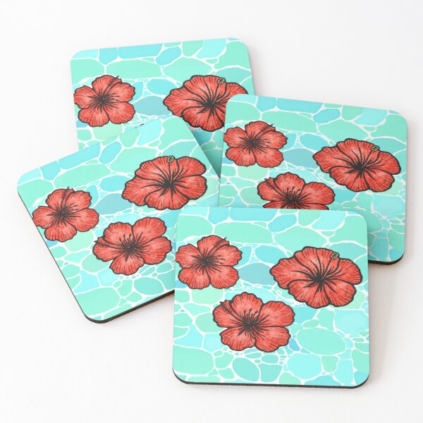 Item preview, Hibiscus floating on the water designed and sold by Tokimaru63.